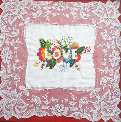 Stitching Artwork Embroidery Stitch Nature Love Flowers