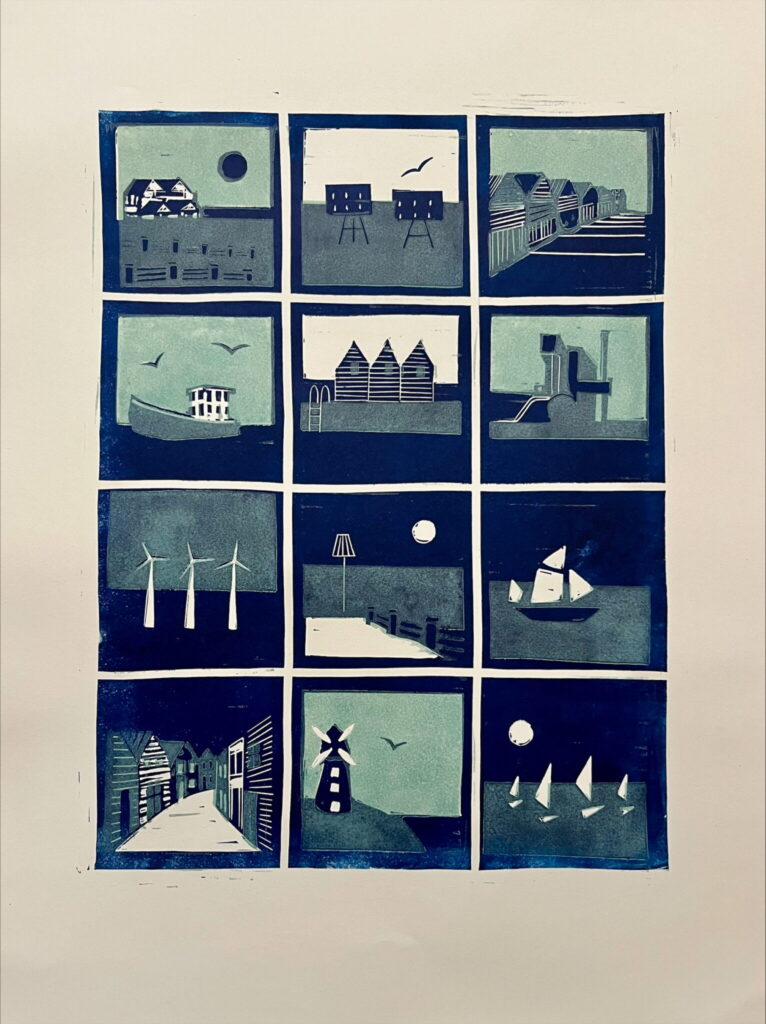 Cath Deeson: Linocuts